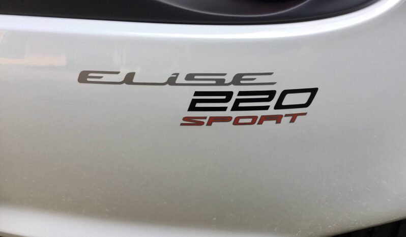 LOTUS ELISE SPORT 220cv pieno