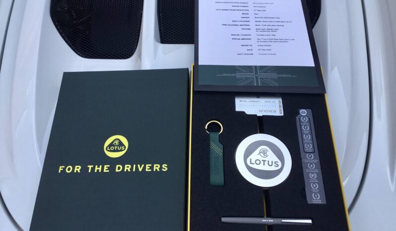 LOTUS ELISE SPORT 220cv pieno